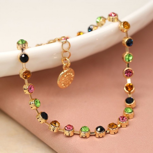 Multi coloured crystal bracelet store